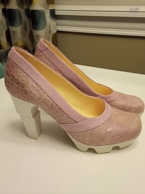 Blush Animal Print Heels